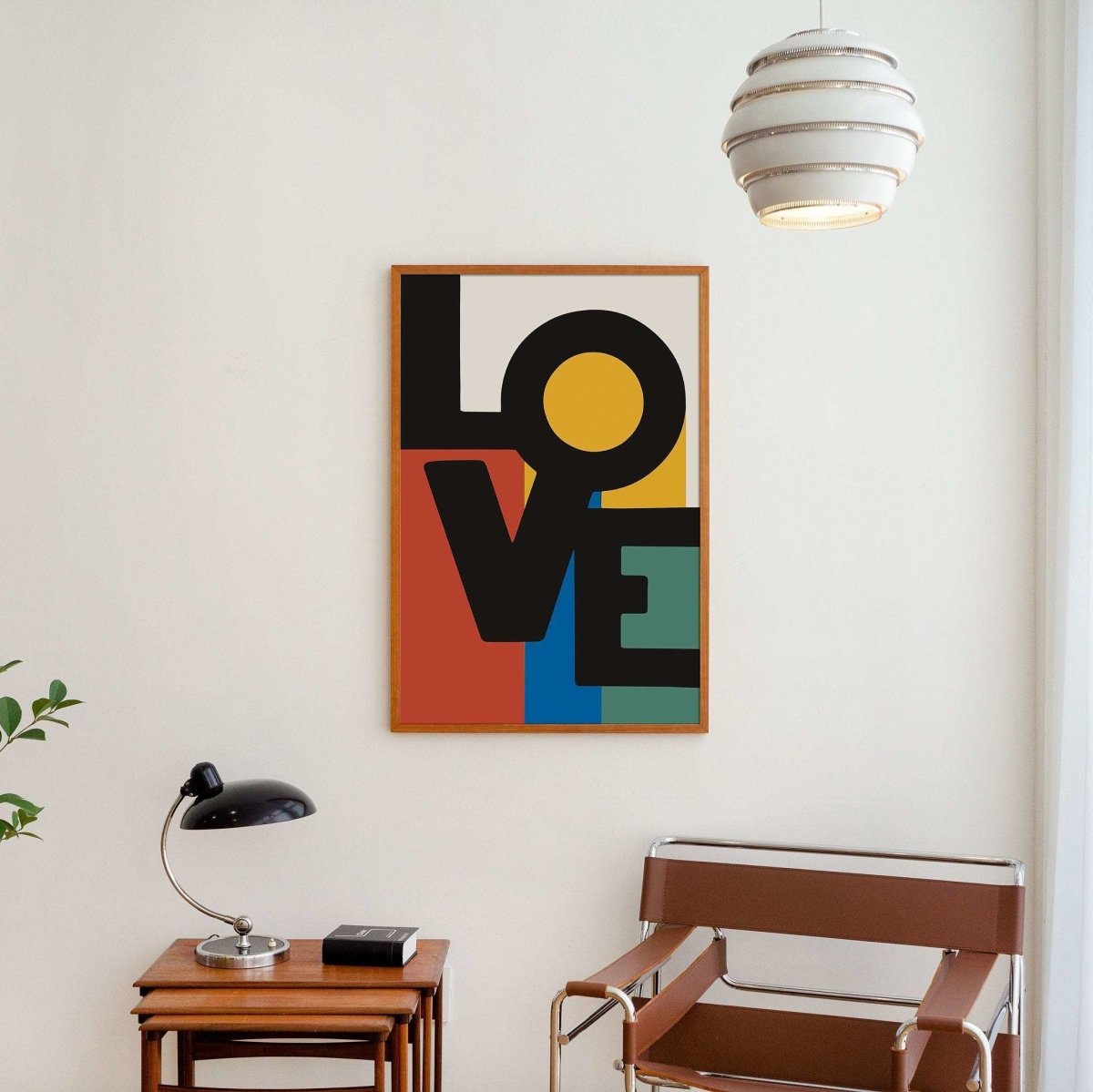 'Love' Colorful Typography Print - Art Prints - Kinder Planet Company