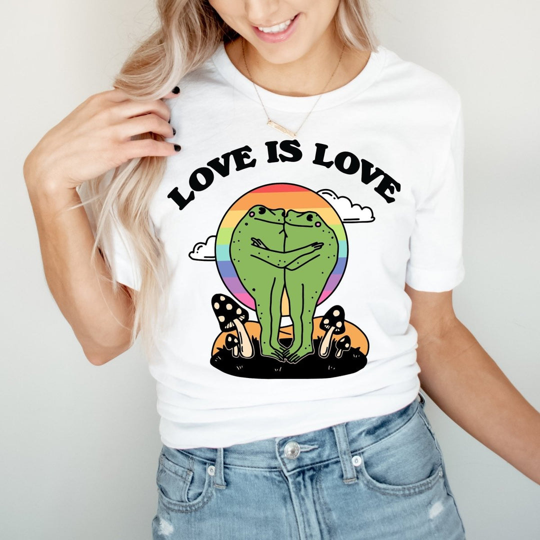 'Love Is Love' LGBTQ Tshirt - T-shirts - Kinder Planet Company
