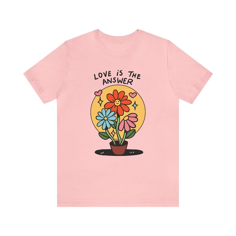 'Love Is The Answer' Tshirt - T-shirts - Kinder Planet Company