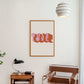 'Love' Retro Typography Print - Art Prints - Kinder Planet Company