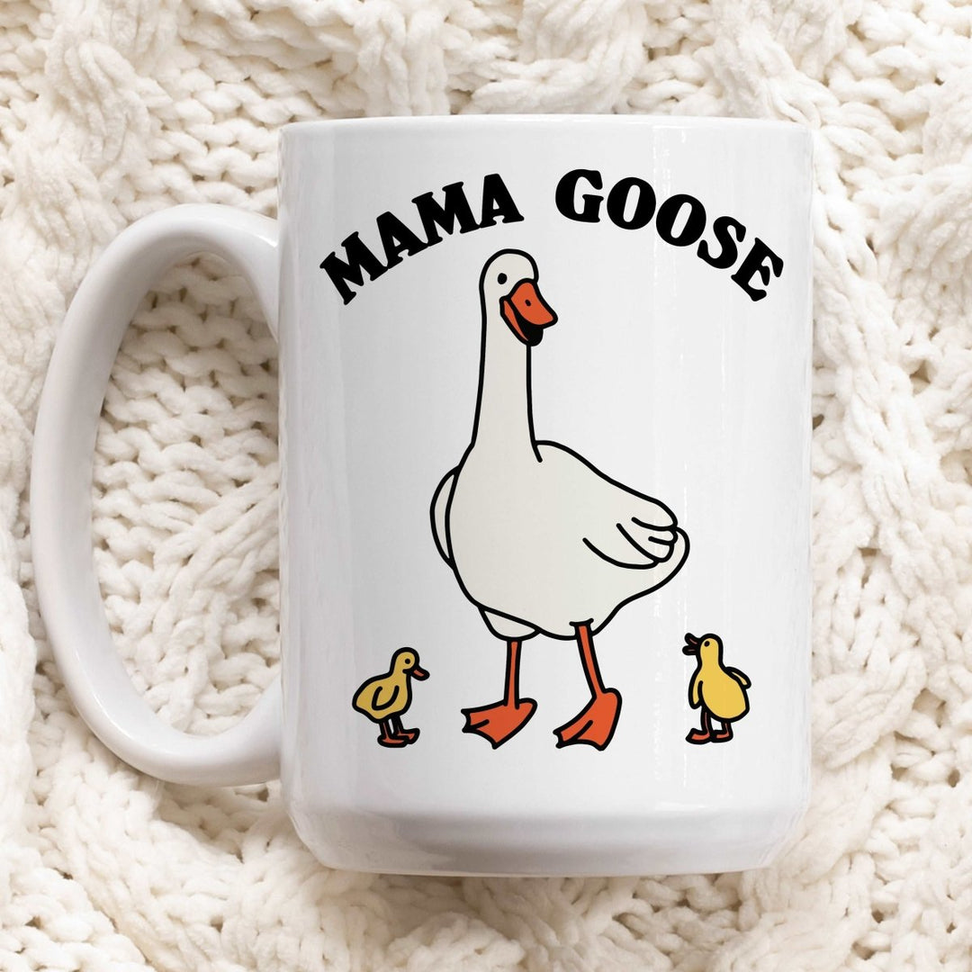 'Mama Goose' Cute Coffee Mug - Mugs - Kinder Planet Company