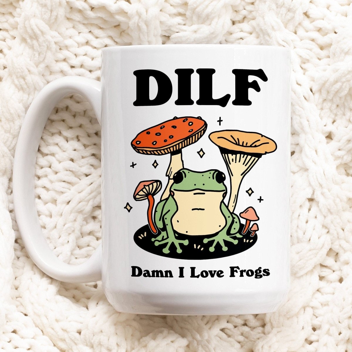 Milf And Dilf Couples Frog Coffee Mugs - Mugs - Kinder Planet Company