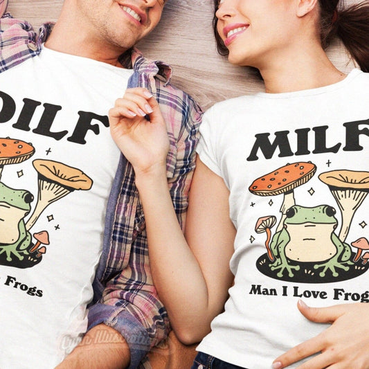 Milf And Dilf Couples Frog Tshirts - T-shirts - Kinder Planet Company