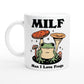 'Milf Man I Love Frogs' Frog Mug - Mugs - Kinder Planet Company