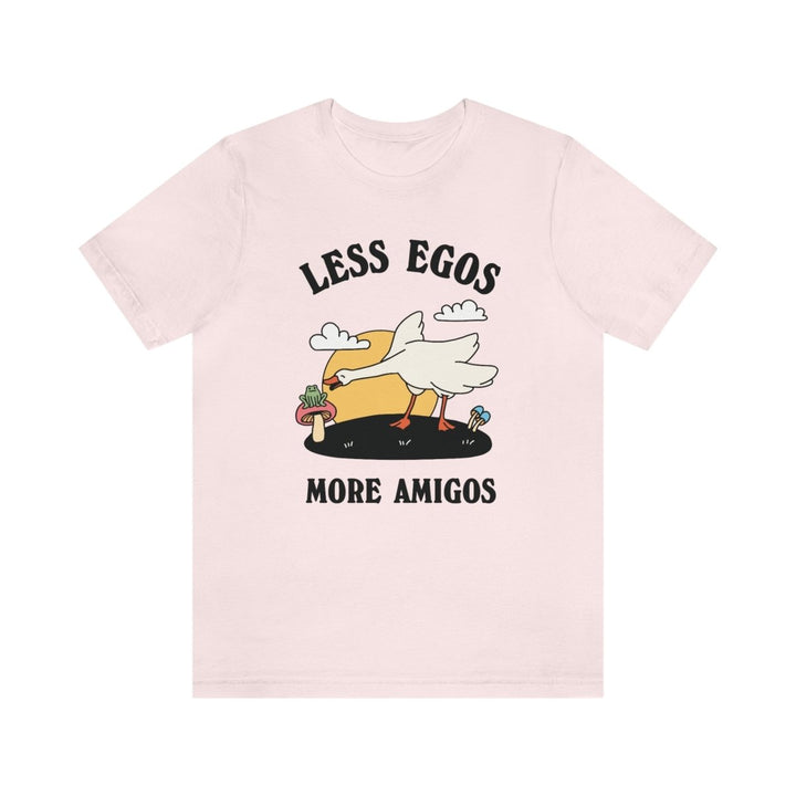 'More Egos Less Amigos' Frog And Goose Tshirt - T-shirts - Kinder Planet Company