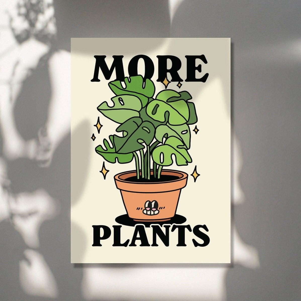 'More Plants' Print - Art Prints - Kinder Planet Company