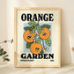 'Orange Garden' Print - Art Prints - Kinder Planet Company