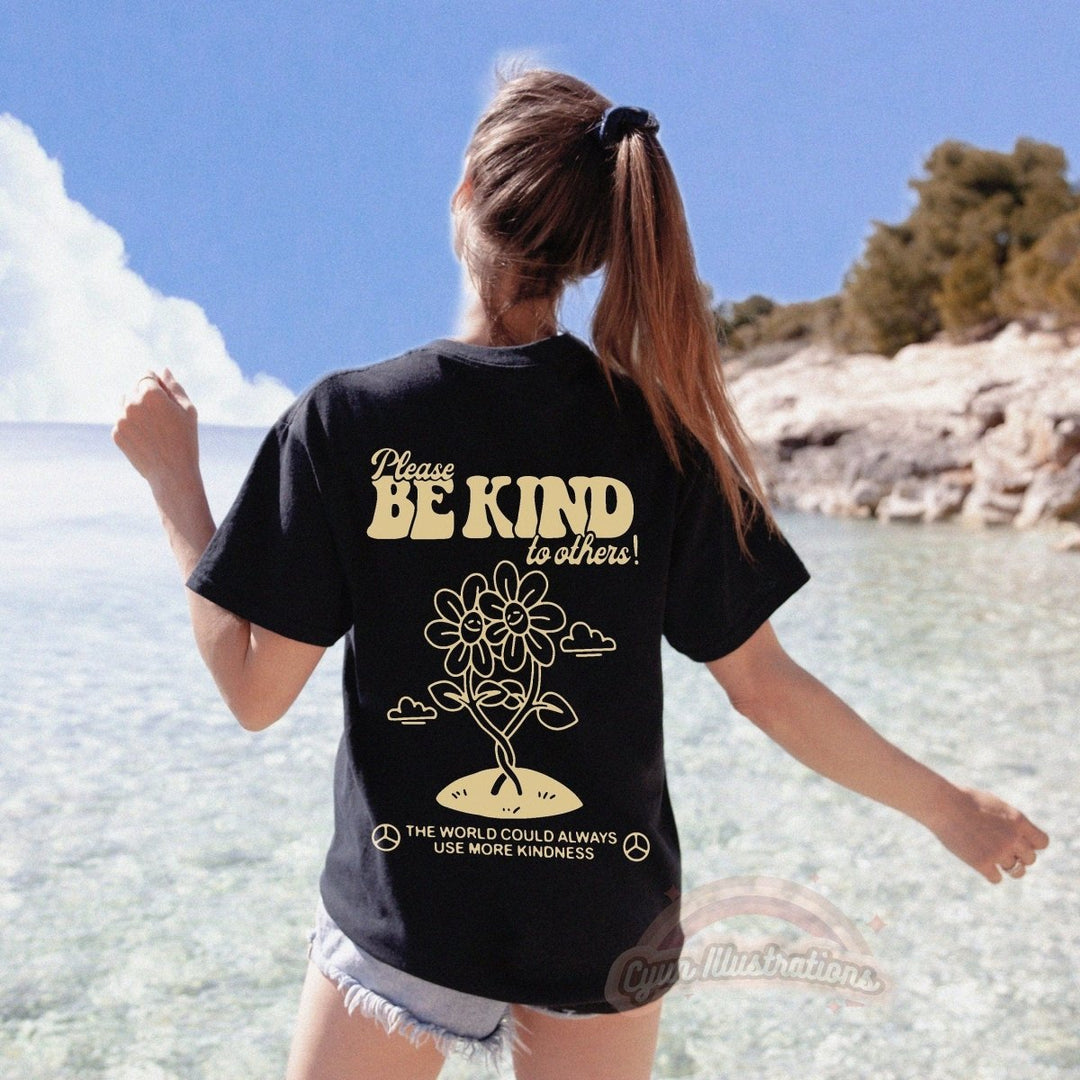 'Please Be Kind To Others' Preppy Tshirt - T-shirts - Kinder Planet Company