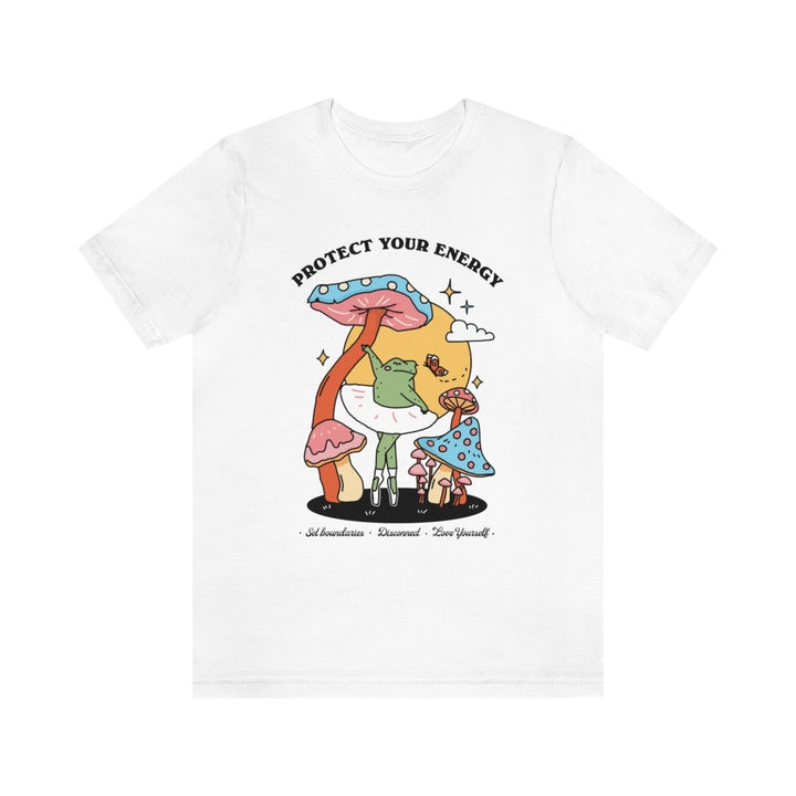 'Protect Your Energy' Frog Tshirt - T-shirts - Kinder Planet Company