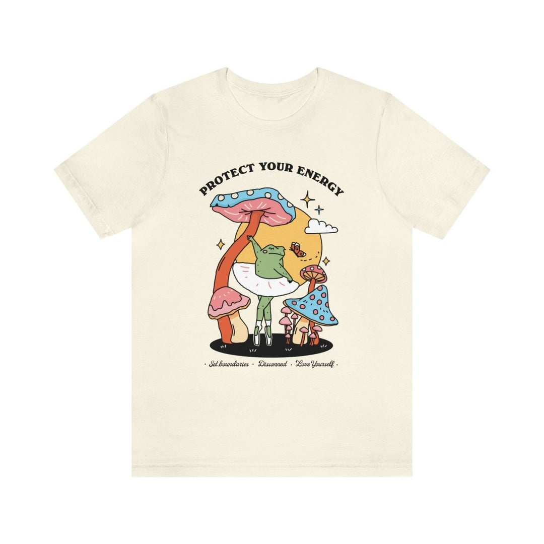 'Protect Your Energy' Frog Tshirt - T-shirts - Kinder Planet Company