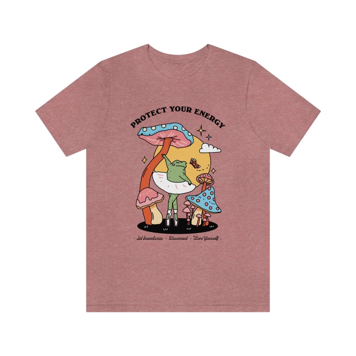 'Protect Your Energy' Frog Tshirt - T-shirts - Kinder Planet Company