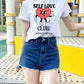 'Self Love Club' Retro Slogan Tshirt - T-shirts - Kinder Planet Company