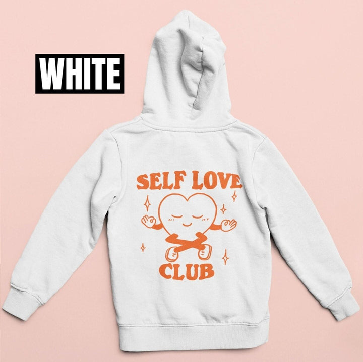 'Self Love Club' Trendy Woman Hoodie - Sweatshirts & Hoodies - Kinder Planet Company