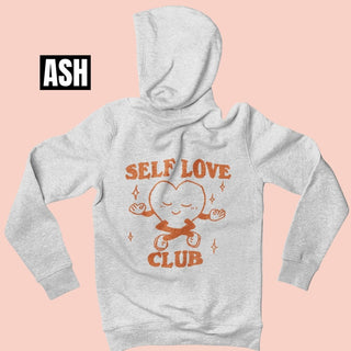 'Self Love Club' Trendy Woman Hoodie - Sweatshirts & Hoodies - Kinder Planet Company