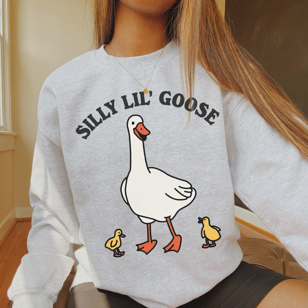 'Silly Lil Goose' Sweatshirt - Sweatshirts & Hoodies - Kinder Planet Company