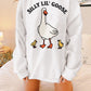 'Silly Lil Goose' Sweatshirt - Sweatshirts & Hoodies - Kinder Planet Company