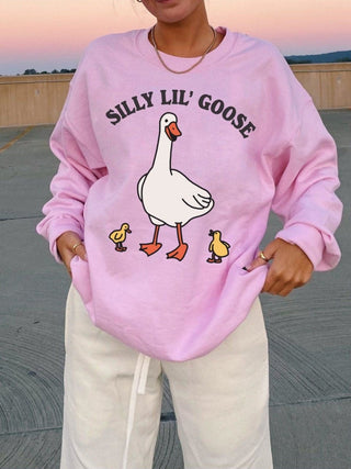 'Silly Lil Goose' Sweatshirt - Sweatshirts & Hoodies - Kinder Planet Company