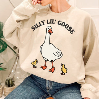 'Silly Lil Goose' Sweatshirt - Sweatshirts & Hoodies - Kinder Planet Company