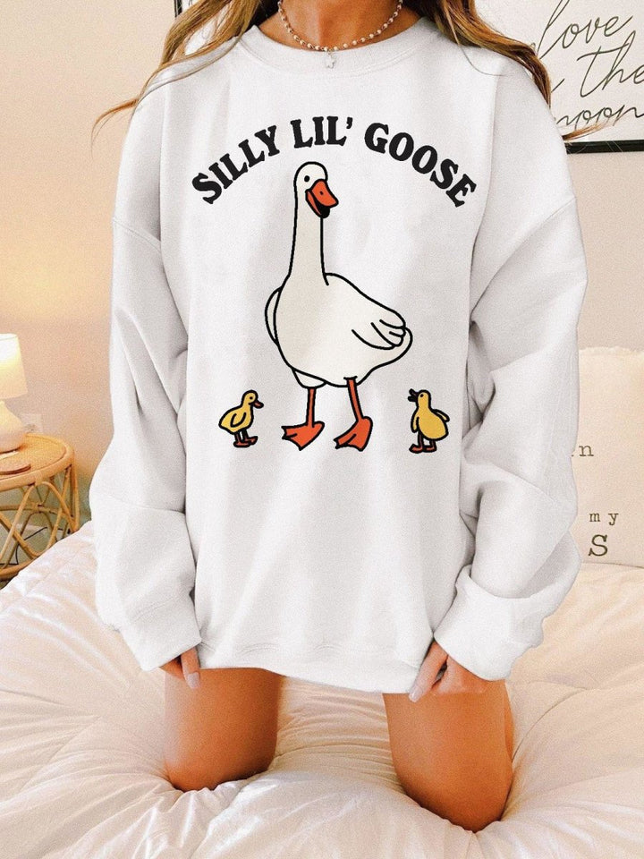 'Silly Lil Goose' Sweatshirt - Sweatshirts & Hoodies - Kinder Planet Company