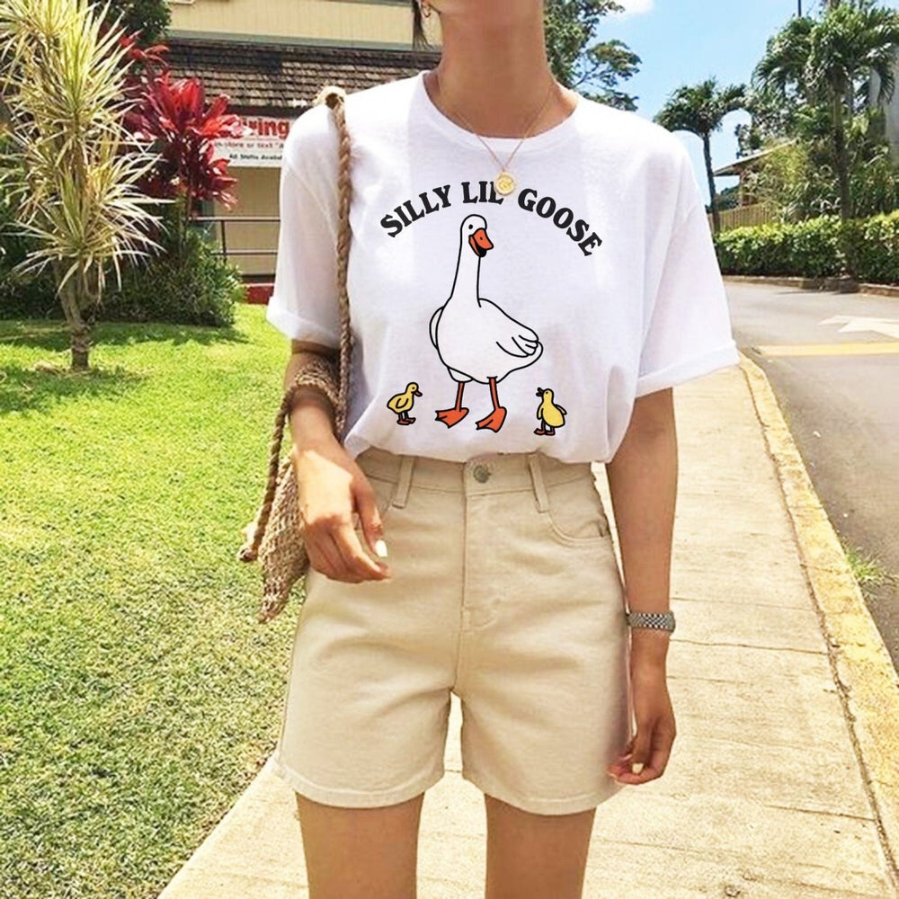 'Silly Lil Goose' Tshirt - T-shirts - Kinder Planet Company