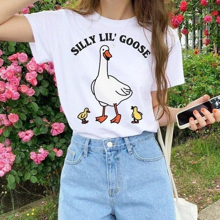 'Silly Lil Goose' Tshirt - T-shirts - Kinder Planet Company