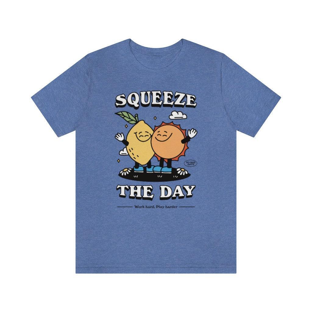 'Squeeze The Day' Retro Graphic Tshirt - T-shirts - Kinder Planet Company