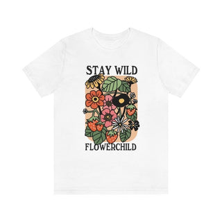 'Stay Wild Flowerchild' Tshirt - T-shirts - Kinder Planet Company