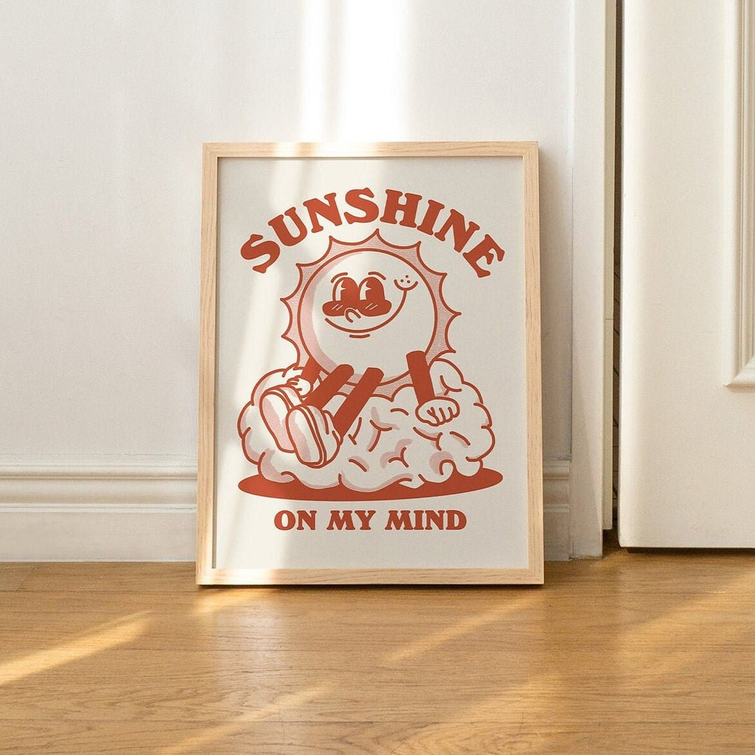 'Sunshine On My Mind' Print - Art Prints - Kinder Planet Company