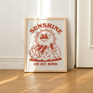 'Sunshine On My Mind' Print - Art Prints - Kinder Planet Company