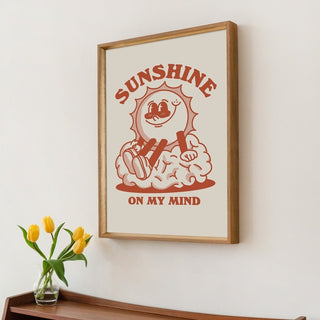 'Sunshine On My Mind' Print - Art Prints - Kinder Planet Company