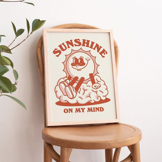 'Sunshine On My Mind' Print - Art Prints - Kinder Planet Company