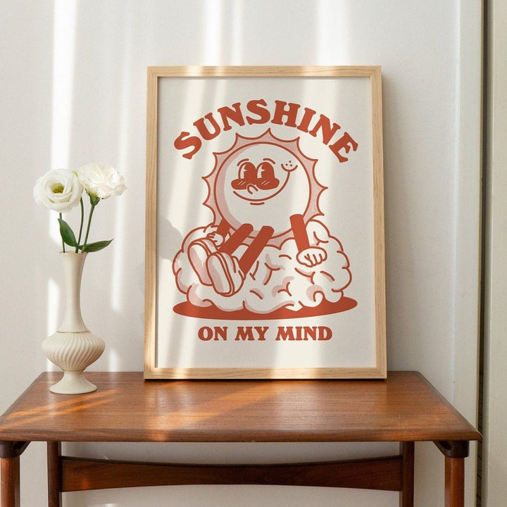 'Sunshine On My Mind' Print - Art Prints - Kinder Planet Company