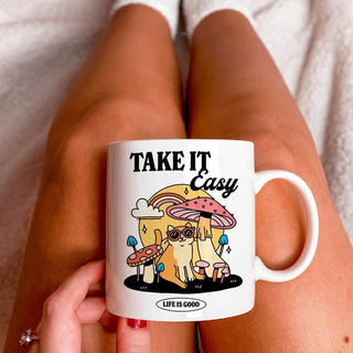 'Take It Easy' Mug - Mugs - Kinder Planet Company