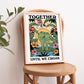 'Together Until We Croak' Tropical Frog Print - Art Prints - Kinder Planet Company