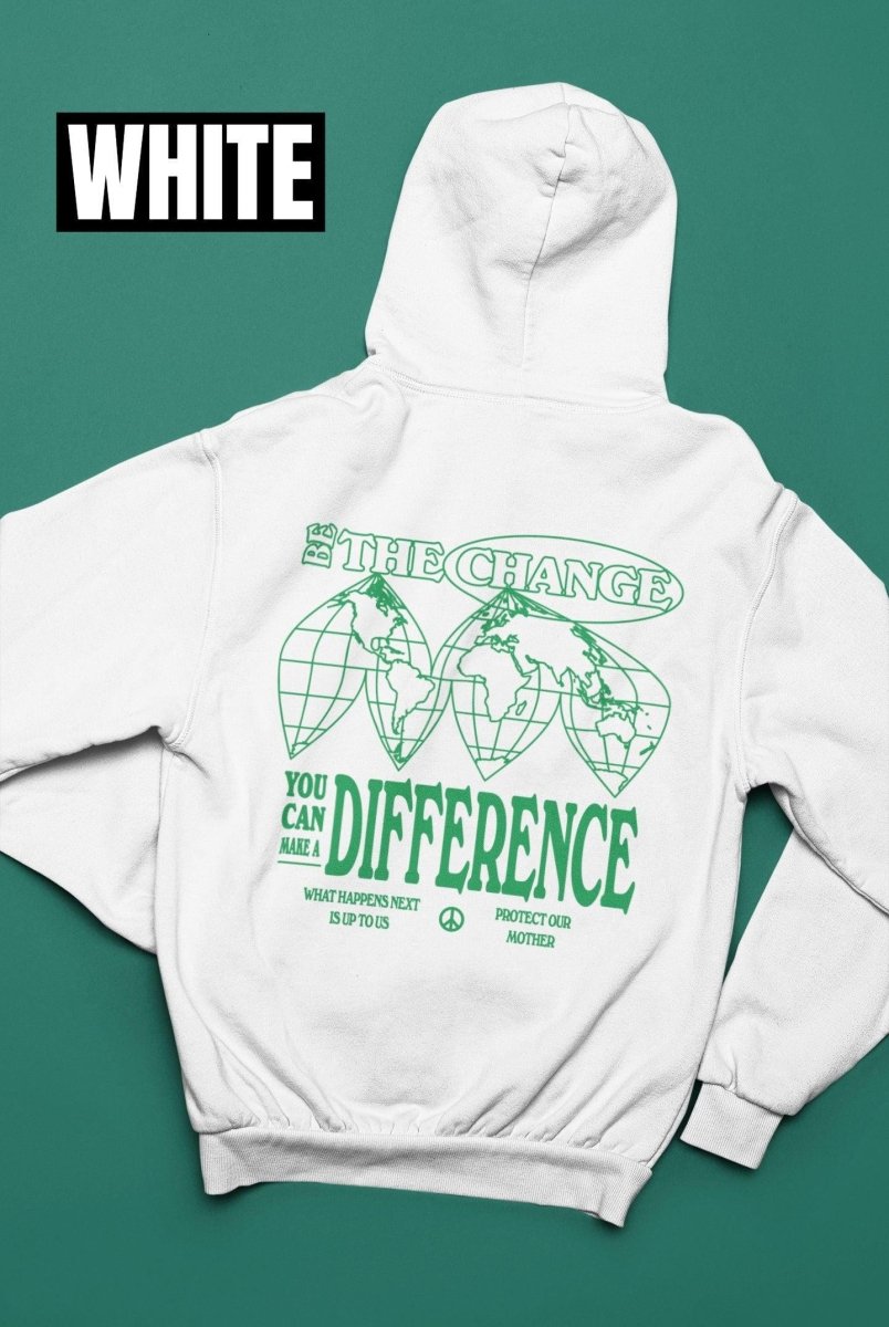 'You Can Make A Difference' Retro Hoodie - Sweatshirts & Hoodies - Kinder Planet Company