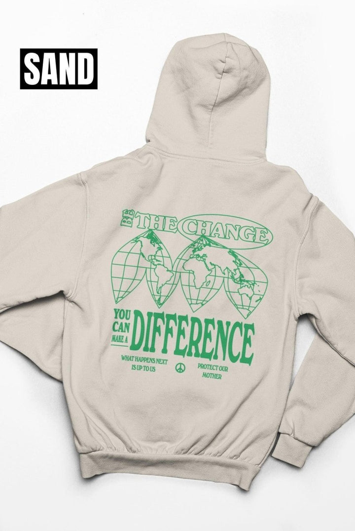 'You Can Make A Difference' Retro Hoodie - Sweatshirts & Hoodies - Kinder Planet Company