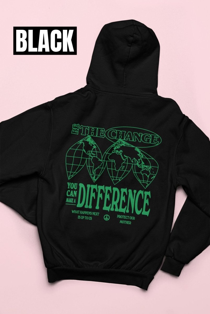 'You Can Make A Difference' Retro Hoodie - Sweatshirts & Hoodies - Kinder Planet Company