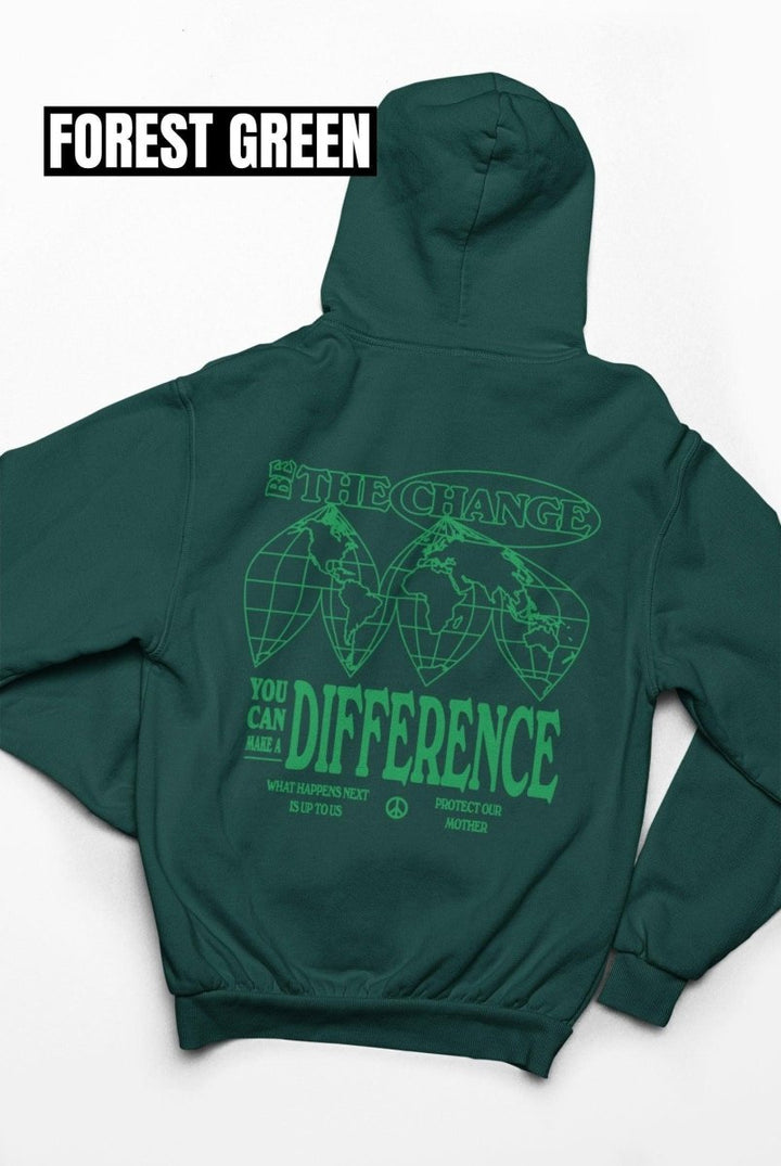 'You Can Make A Difference' Retro Hoodie - Sweatshirts & Hoodies - Kinder Planet Company