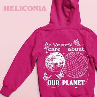 'You Should Care About Our Planet' Hoodie - Sweatshirts & Hoodies - Kinder Planet Company